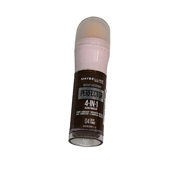 New Maybelline Age Rewind Perfector 4-in-1 Glow Foundation Makeup 04-Deep - Picture 1 of 6
